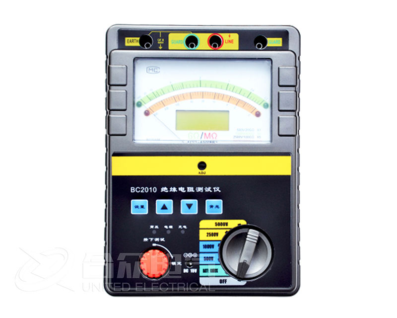 智能雙顯絕緣電阻測(cè)試儀 HZJY-623