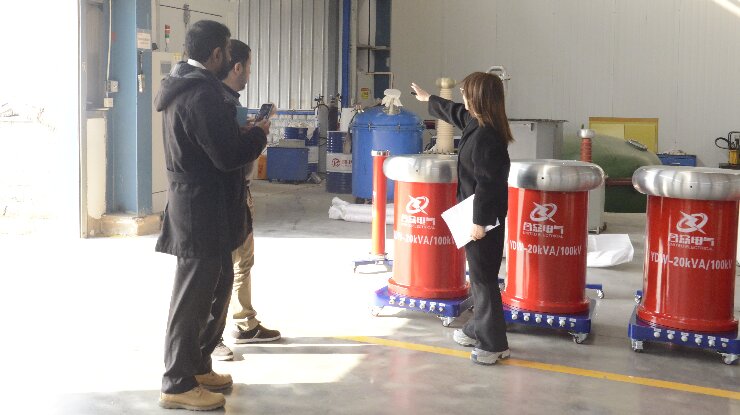 國外客戶到訪合眾電氣